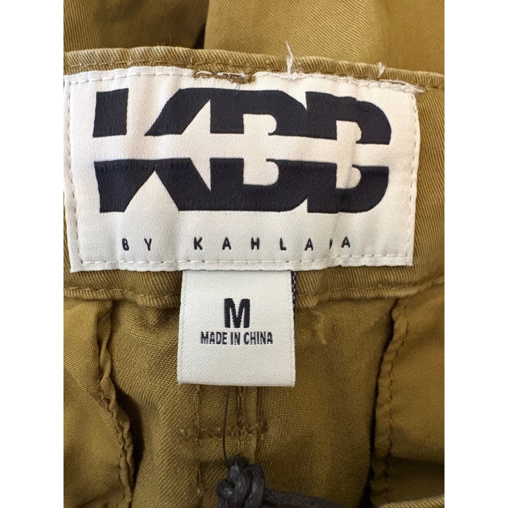 Olive Cargo Drawstring Ankle Pants - Women - Picture 6 of 12